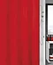 Kleine Wolke Kito Polyester Shower Curtain - W1800 x H2000 - Red - 4937-462-305 Large Image