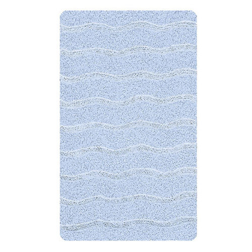 Kleine Wolke - Medina Organic Cotton Bath Mat - Light Blue - Various Size Options Profile Large Imag