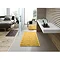 Kleine Wolke - Medina Organic Cotton Bath Mat - Yellow - Various Size Options Feature Large Image
