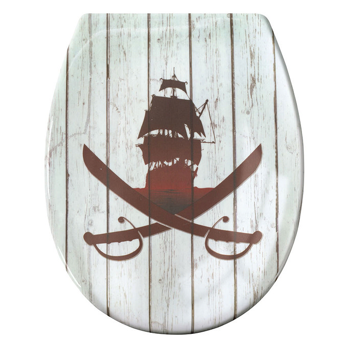 Kleine Wolke - Pirates Soft Close Toilet Seat - 1810-348-075 Large Image