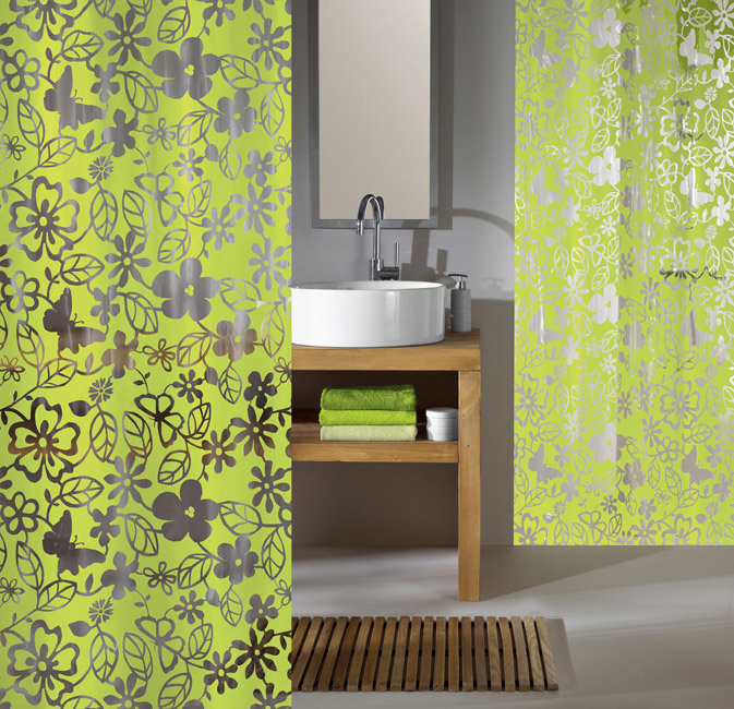 Kleine Wolke - Primavera Vinyl Shower Curtain - W1800 x H2000 - 5169-625-305 Large Image