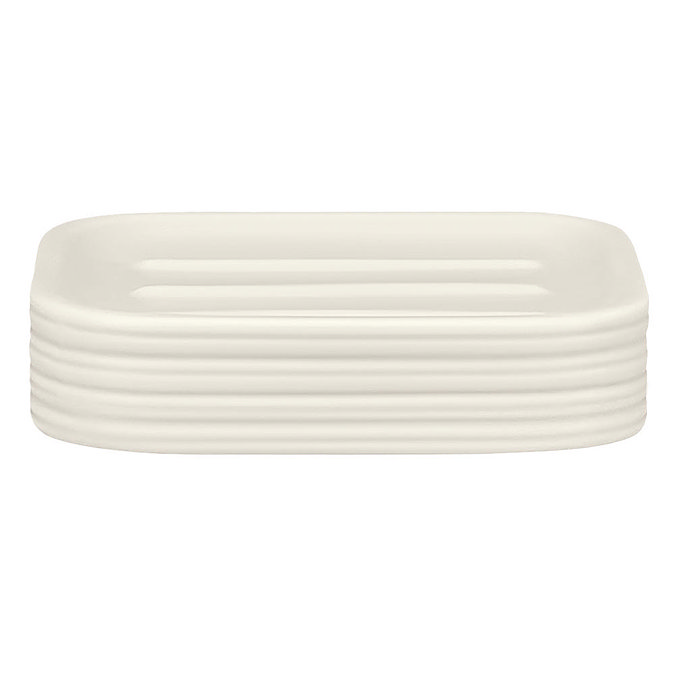 Kleine Wolke Raffi Dune Soap Dish - White - 5859-100-853 Large Image