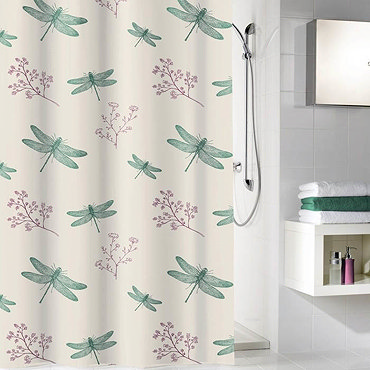 Kleine Wolke Scarlett Polyester Shower Curtain W1800 x H2000mm  Profile Large Image