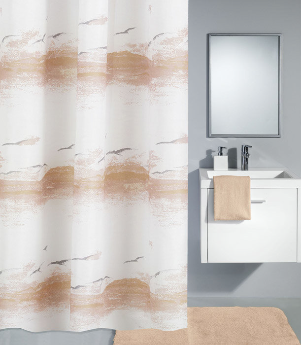 Kleine Wolke - Seaside Polyester Shower Curtain - W1200 x H2000 - Plain Large Image