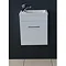 Kobe Cloakroom Wall Mounted Unit with Resin Basin W400 x D250mm - Gloss White Profile Large Image