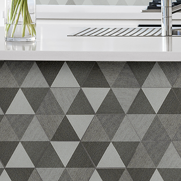 Kolmio Hexagon Grey Tiles - 200 x 240mm