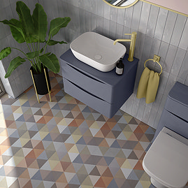 Kolmio Hexagon Multicolour Tiles - 200 x 240mm