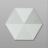 Kolmio Hexagon White Tiles - 200 x 240mm