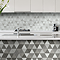 Kolmio Hexagon White Tiles - 200 x 240mm