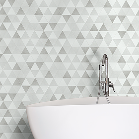 Kolmio Hexagon White Tiles - 200 x 240mm