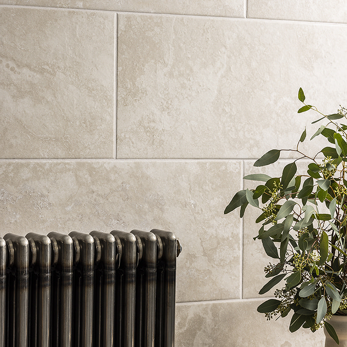 Kolyma Beige Stone Effect Wall and Floor Tiles - 300 x 600mm