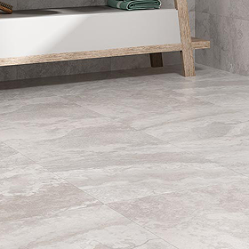 Kolyma Grey Stone Effect Wall and Floor Tiles - 600 x 600mm