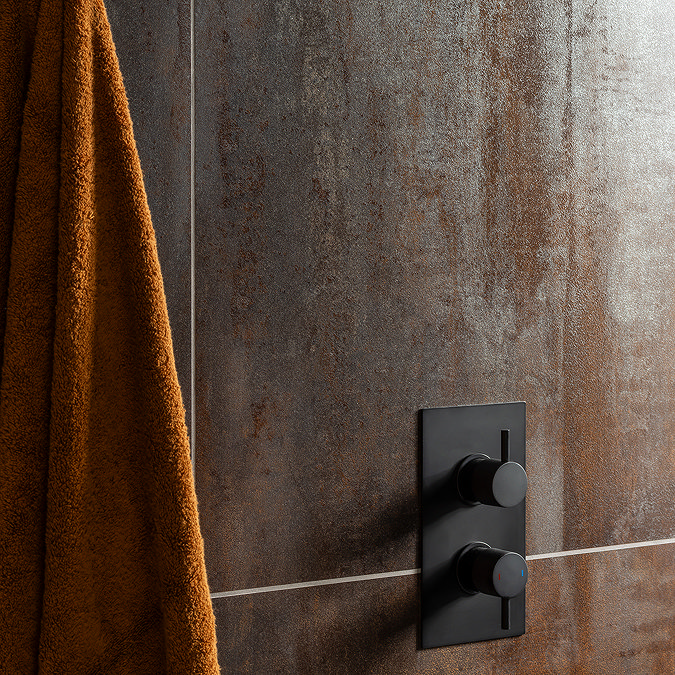 Korten Copper Oxide Metal Effect Wall & Floor Tiles - 600 x 600mm