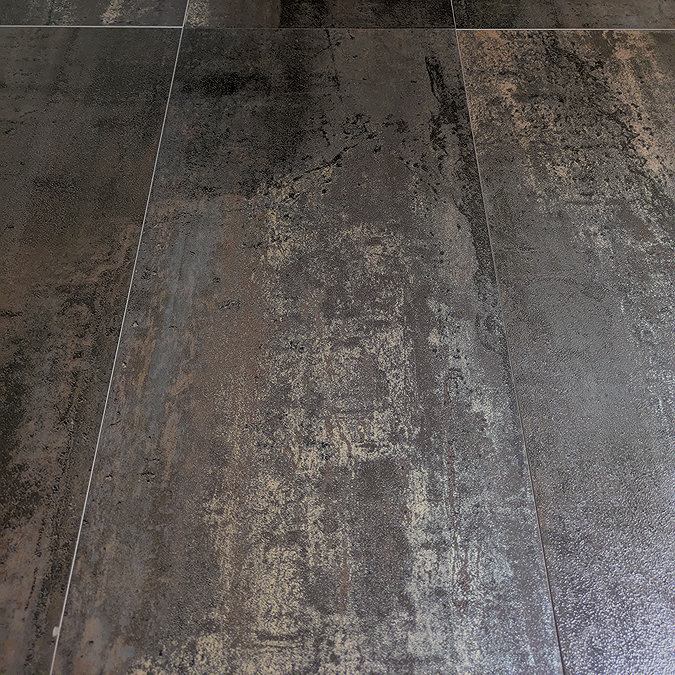 Korten Graphite Oxide Metal Effect Wall & Floor Tiles - 300 x 600mm