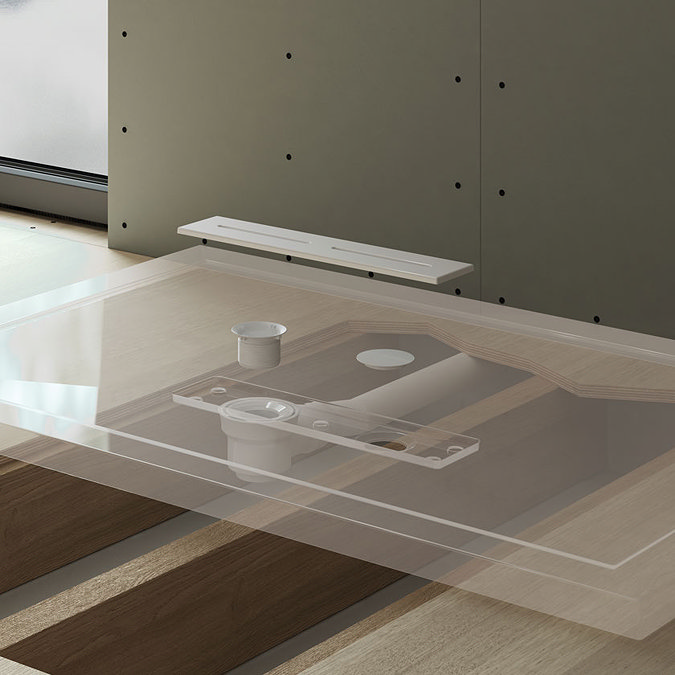 Kudos Connect2 Anti-Slip Square Shower Tray Profile Large Image