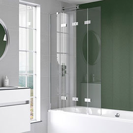 KUDOS Inspire 6mm Four Panel In-Fold Bathscreen Medium Image