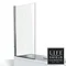 KUDOS Inspire 6mm Single Panel Bath Screen Standard Large Image