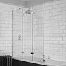 KUDOS Inspire 6mm Three Panel In-Fold Bathscreen Large Image