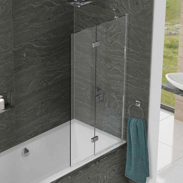 KUDOS Inspire 6mm Two Panel In-Fold Bathscreen  Feature Large Image