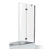 KUDOS Inspire 6mm Two Panel In-Fold Bathscreen (Right Hand) Large Image