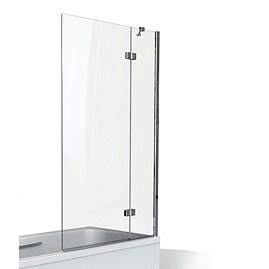 KUDOS Inspire 6mm Two Panel Out-Swing Bathscreen (Right Hand) Large Image