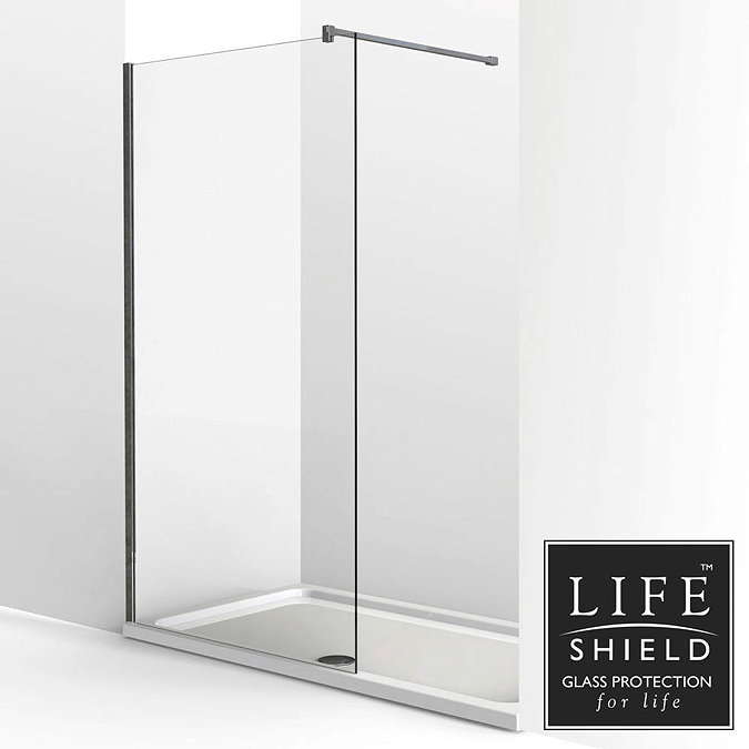 KUDOS Ultimate2 1400 x 900mm 8mm Glass Recess Shower Enclosure Large Image