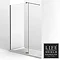 KUDOS Ultimate2 1400 x 900mm 8mm Glass Recess Shower Enclosure Large Image