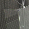 Kudos RH Ultimate2 300mm 8mm Glass Hinged Deflector Panel - Chrome Large Image