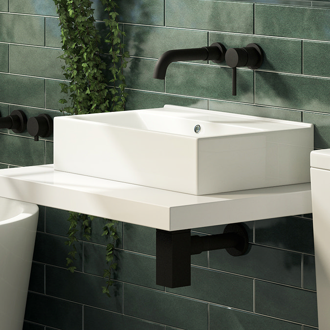 Kyoto 450 x 310mm 0TH Rectangular Basin Large Image