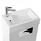 Kyoto Combined Two-In-One Wash Basin & Toilet (500mm wide x 300mm)  Standard Large Image