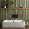 Kyoto Large Rectangular 600 x 460mm 0TH Wall Hung Basin