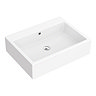 Kyoto Large Rectangular 600 x 460mm 0TH Wall Hung Basin  Profile Large Image