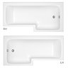 L-Shaped 1700 Complete Bathroom Package Feature Large Image