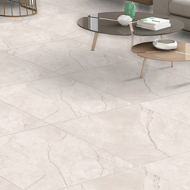 Ladanza Beige Stone Effect Wall & Floor Tiles - 600 x 600mm
