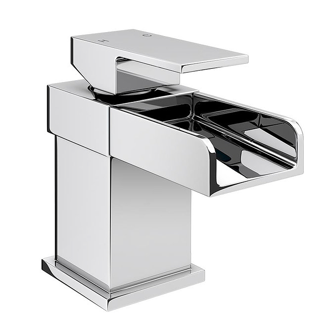 Lago Waterfall Basin Tap inc Waste  Feature Large Image