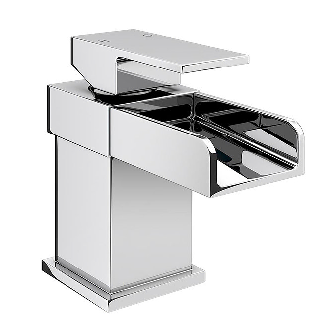 Lago Waterfall Basin Tap inc Waste Feature Large Image