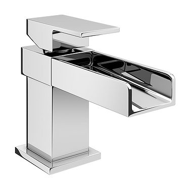 Lago Waterfall Cloakroom Basin Tap inc. Waste  Feature Large Image