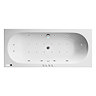 Laguna Hydrotherapy Whirlpool Spa Bath - 12 Jet Round Double Ended Design With Light
