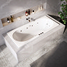 Laguna Whirlpool Spa 12 Jet Round Double Ended Bath