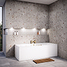 Laguna Whirlpool Spa 12 Jet Square Double Ended Bath - Brushed Brass Jets
