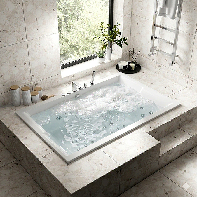 Laguna Whirlpool Spa 18 Jet 1800 x 1200 Super Deep Two-Person Inset Bath