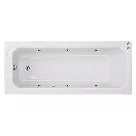 Laguna Whirlpool Spa 6 Jet Art Deco Square Single Ended Bath