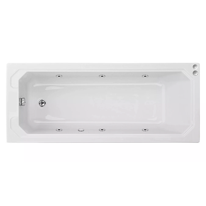 Laguna Whirlpool Spa 6 Jet Art Deco Square Single Ended Bath