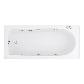 Laguna Whirlpool Spa 6 Jet Round Single Ended Bath Large Image