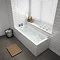 Laguna Whirlpool Spa 6 Jet Square Single Ended Bath Standard Large Image