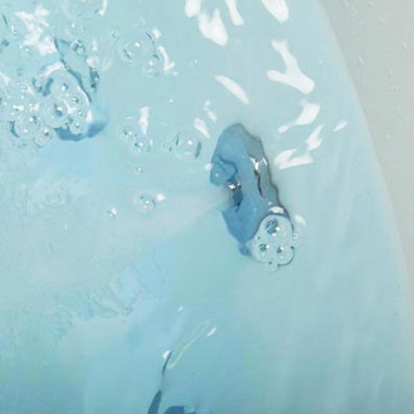 Laguna Whirlpool Spa 8 Jet L-Shaped Shower Bath + Screen  Standard Large Image