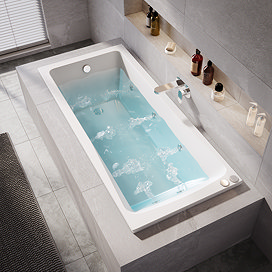 Laguna Whirlpool Spa 8 Jet Square Single Ended Bath