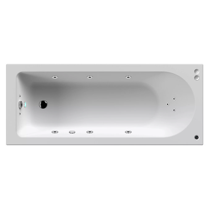 Laguna Whirlpool Spa Bath - 11 Jet Round Single Ended Design With Light