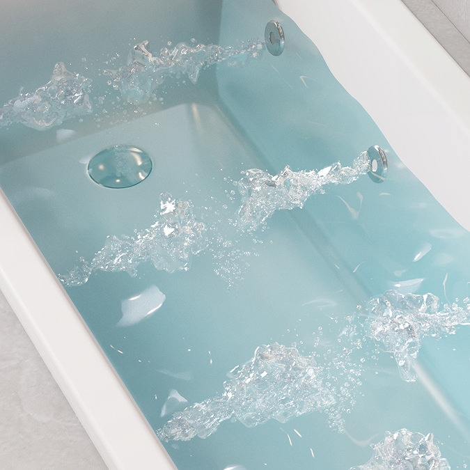 Laguna Whirlpool Spa Bath - 6 Jet Thin Edge Square Single Ended Design