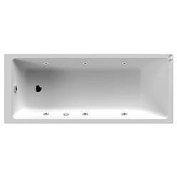 Laguna Whirlpool Spa Bath – 6 Jet Thin Edge Square Single Ended Design